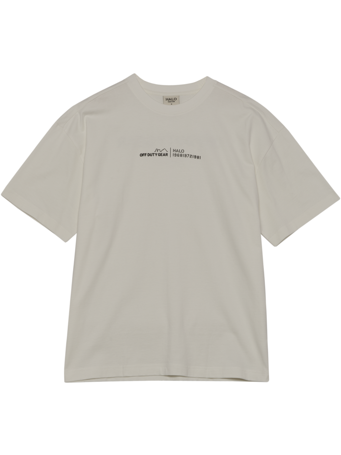 HALO GRAPHIC BOXY T-SHIRT, MARSHMALLOW, packshot