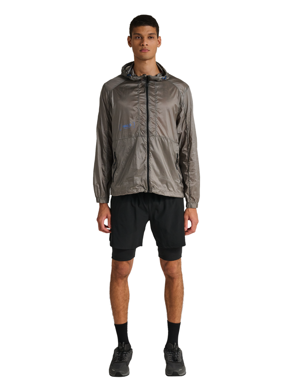 HALO 2 in 1 SHORT, BLACK, model